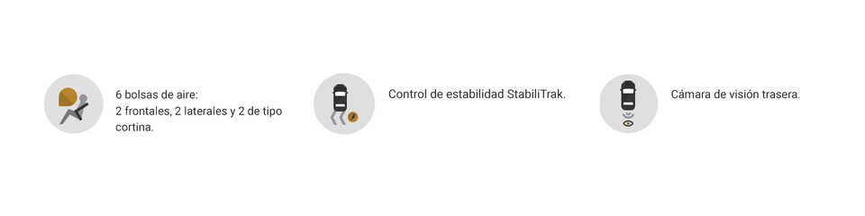 Imágenes de seguridad para el nuevo auto tipo sedán Chevrolet Aveo 2024
