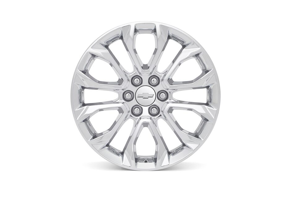Rin de aluminio de 22 pulgadas cromado de 6 brazos (diseño 1) para Chevrolet Cheyenne ZR2 BISON 2025, camioneta pickup