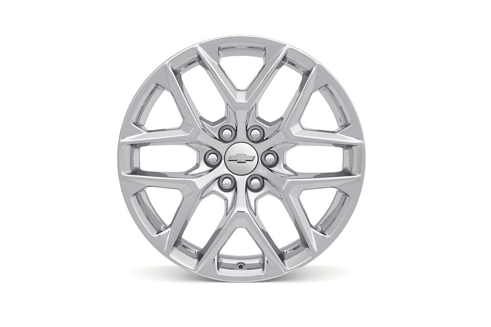 Rin de aluminio de 22 pulgadas cromado de 6 brazos (diseño 2) para Chevrolet Cheyenne ZR2 BISON 2025, camioneta pickup